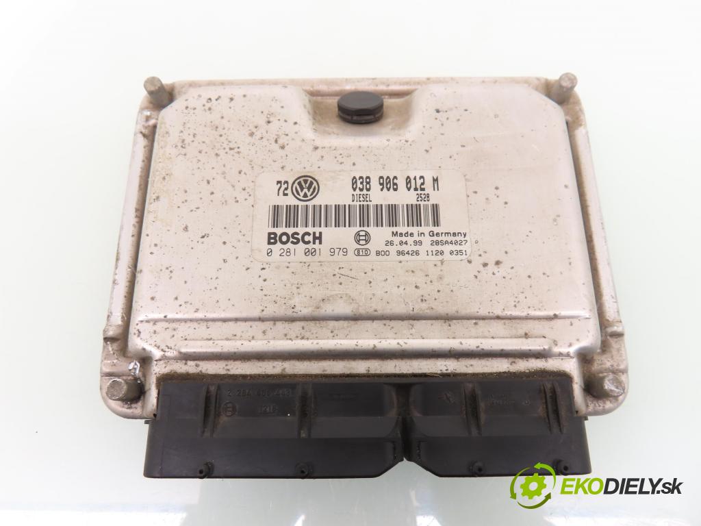 VW GOLF IV (1J1) HB 1999 66,00 1.9 TDI - AGR 1896,00 Riadiaca jednotka Motor 038906012M ; 0281001979