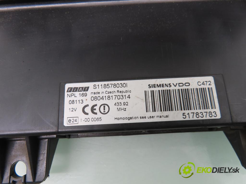 FIAT PANDA Van (169_) VAN 2008 51,00 1.3 D Multijet - 188 A8.000 1248,00 MODUL BSI S118578030I ; 51783783