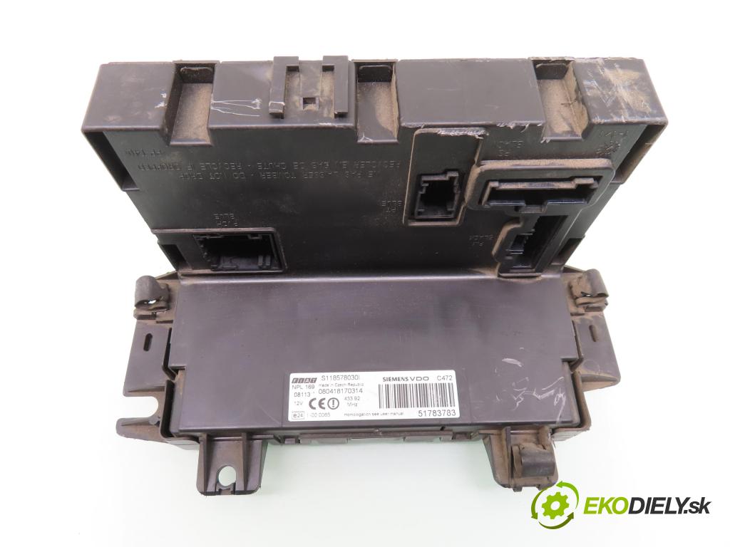 FIAT PANDA Van (169_) VAN 2008 51,00 1.3 D Multijet - 188 A8.000 1248,00 MODUL BSI S118578030I ; 51783783