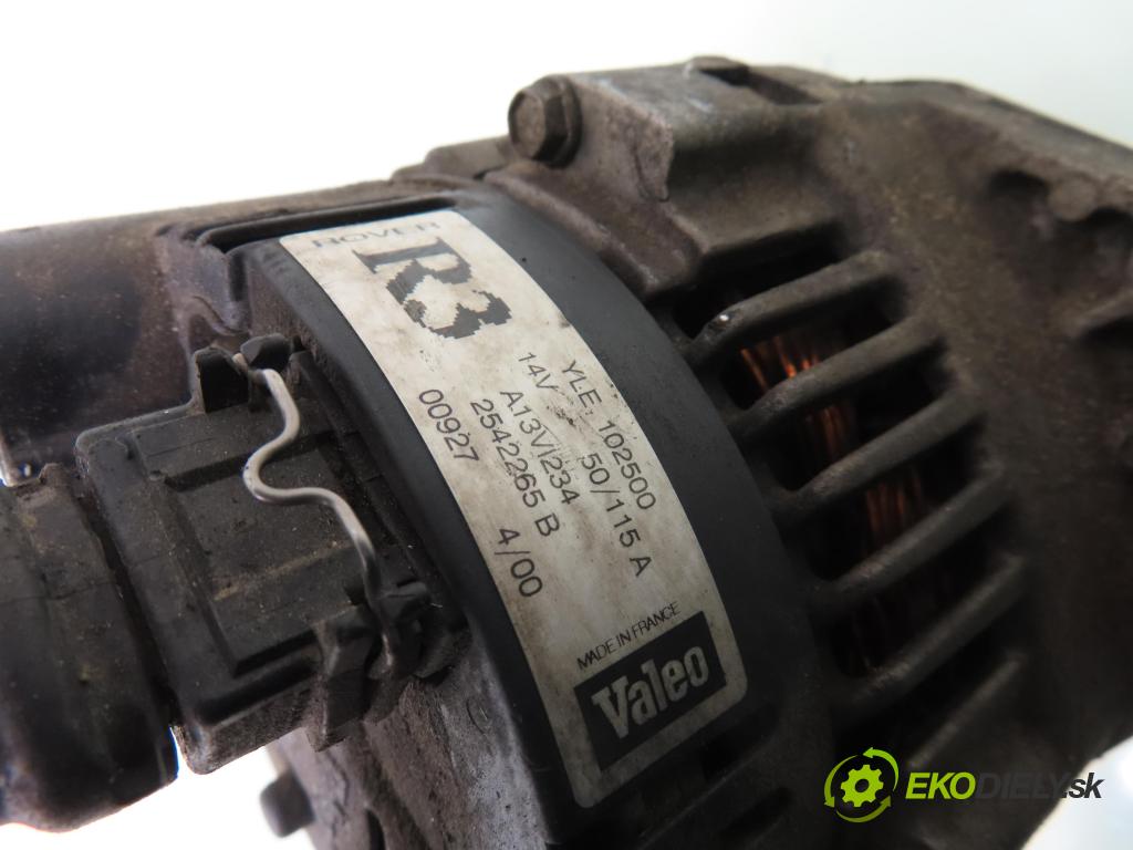 ROVER 75 (RJ) SEDAN 2001 85,00 2.0 CDT 116 - 204D2 1951,00 Alternátor YLE102500 ; 2542265B (Alternátor)