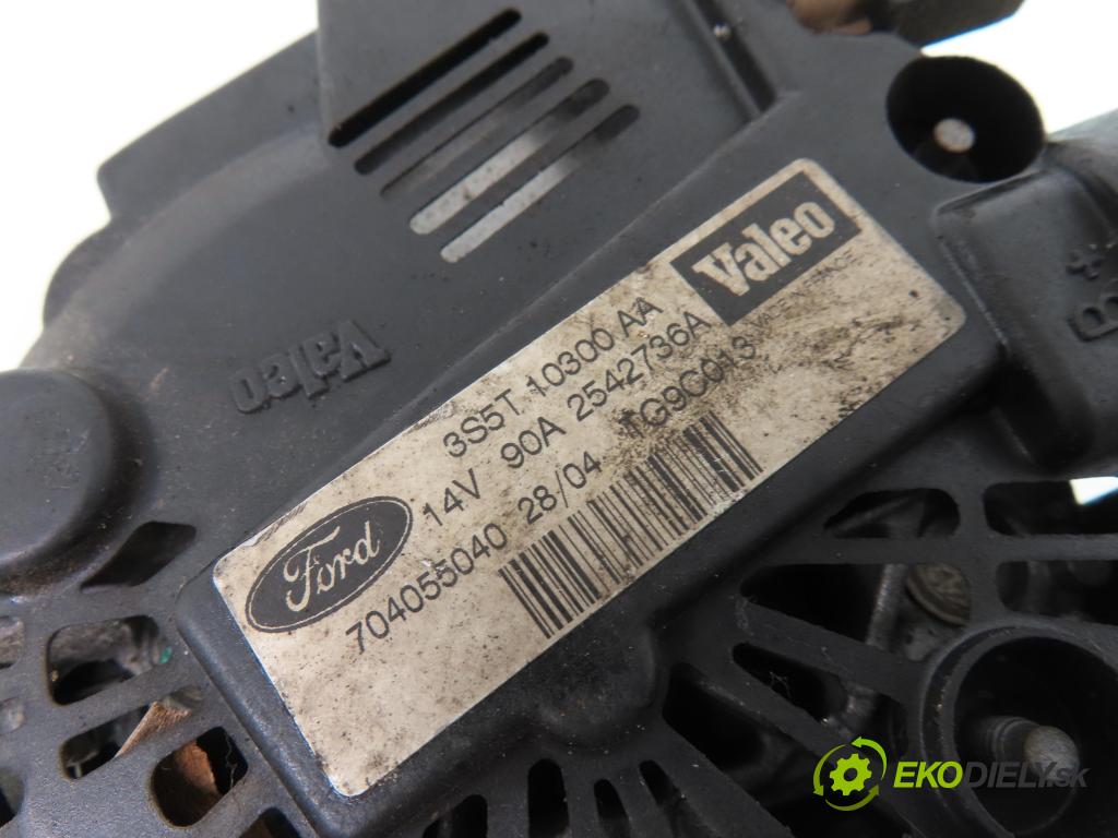 FORD KA (RB_) HB 2006 44,00 1.3 i - J4K 1299,00 Alternátor 3S5T10300AA (Alternátor)
