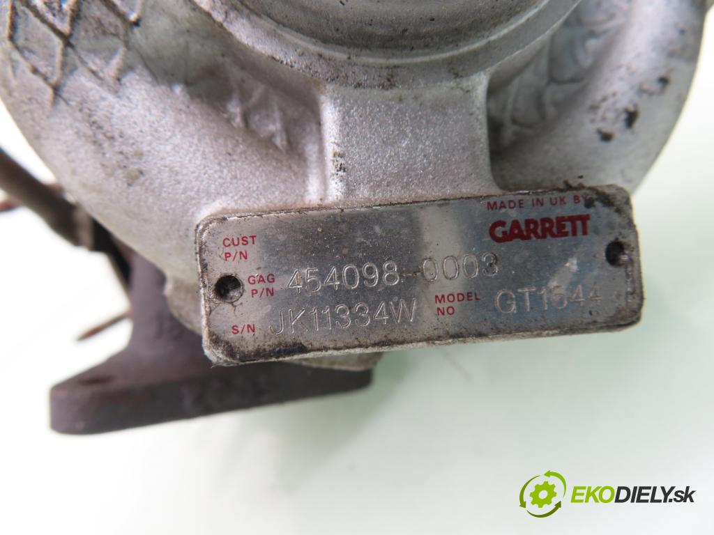 OPEL ZAFIRA A Nadwozie Wielkopojemne (MPV) (T98)  MINIVAN 2000 60,00 2.0 DI - X 20 DTL 1995,00 Turbodúchadlo 4540980003 ; GT1544 (Turbodúchadlo (kompletné))