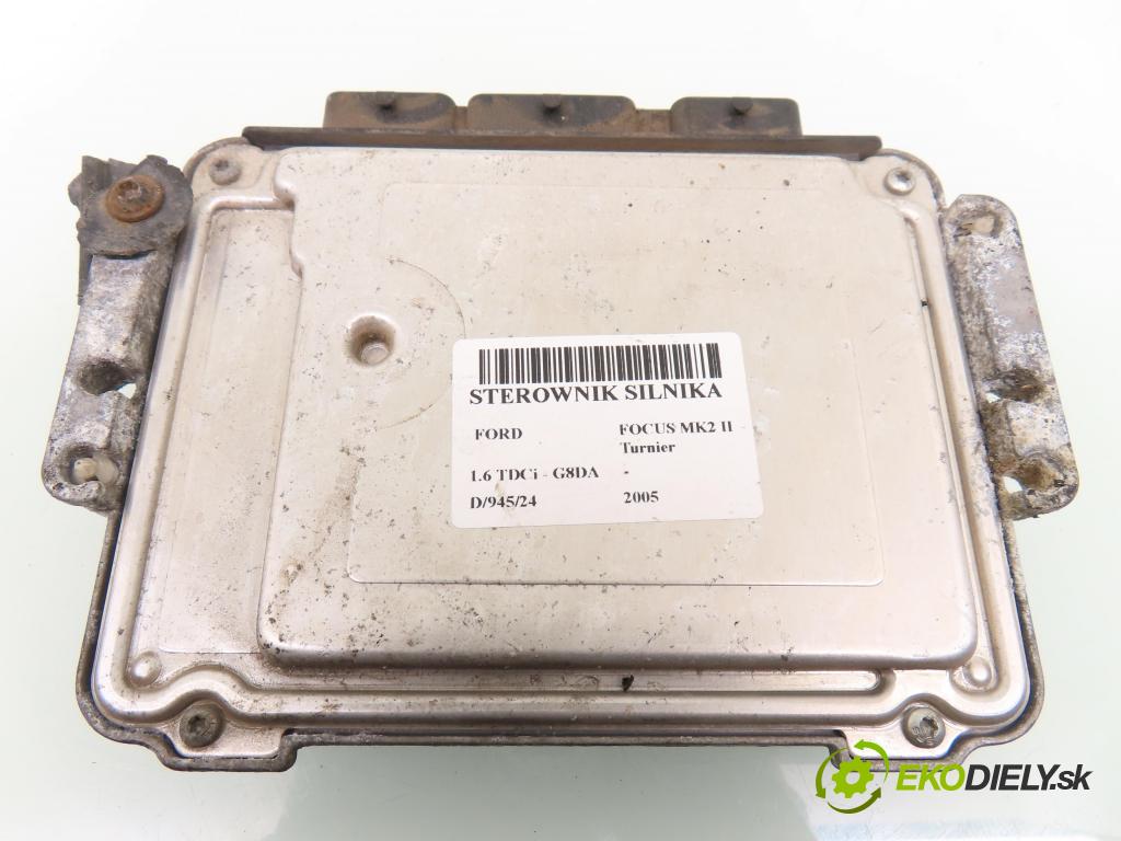 FORD FOCUS II Turnier (DA_, FFS, DS) KOMBI 2005 80,00 1.6 TDCi - G8DA 1560,00 Riadiaca jednotka Motor 0281012486 ; 5M5112A650LB