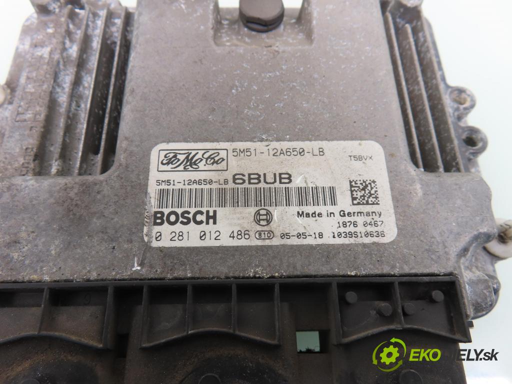 FORD FOCUS II Turnier (DA_, FFS, DS) KOMBI 2005 80,00 1.6 TDCi - G8DA 1560,00 Riadiaca jednotka Motor 0281012486 ; 5M5112A650LB