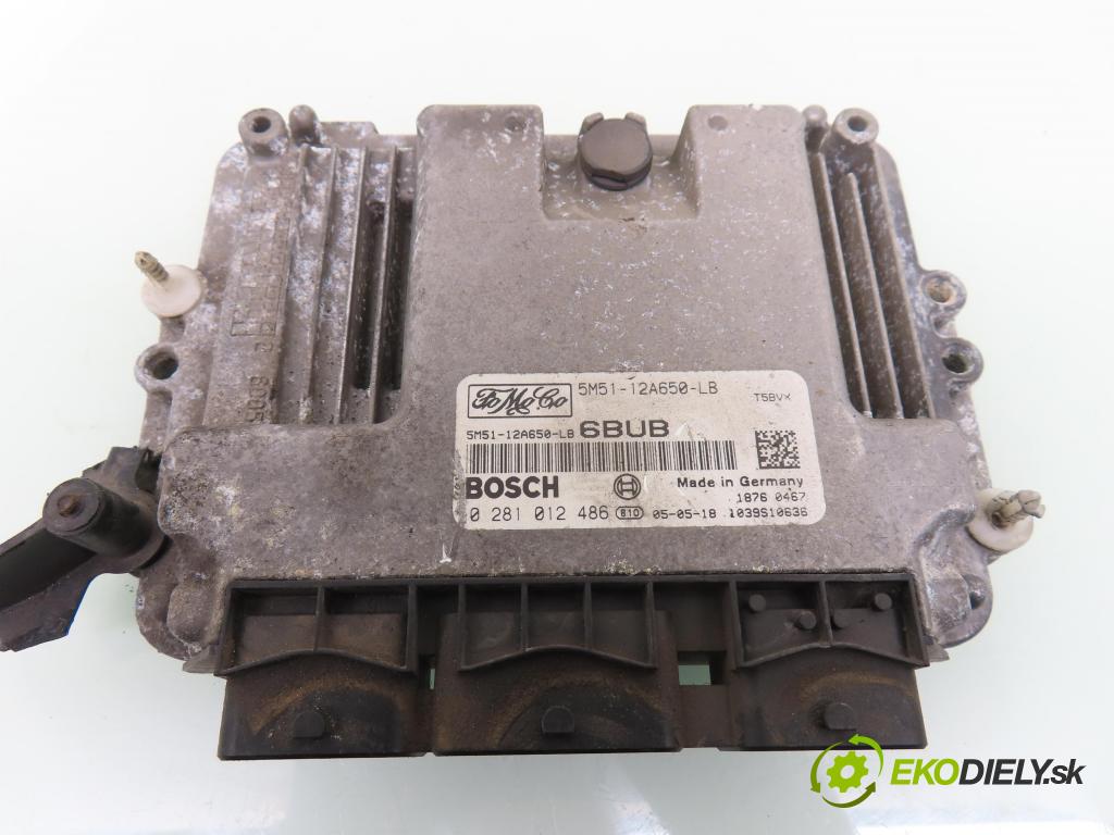 FORD FOCUS II Turnier (DA_, FFS, DS) KOMBI 2005 80,00 1.6 TDCi - G8DA 1560,00 Riadiaca jednotka Motor 0281012486 ; 5M5112A650LB
