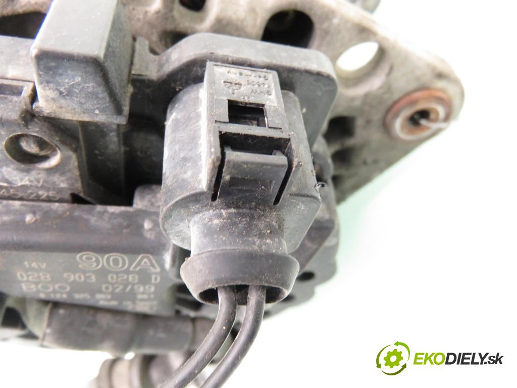 VW GOLF IV (1J1) HB 1999 74,00 1.6 - AKL 1595,00 Alternátor 028903028D ; 0124325003 (Alternátor)