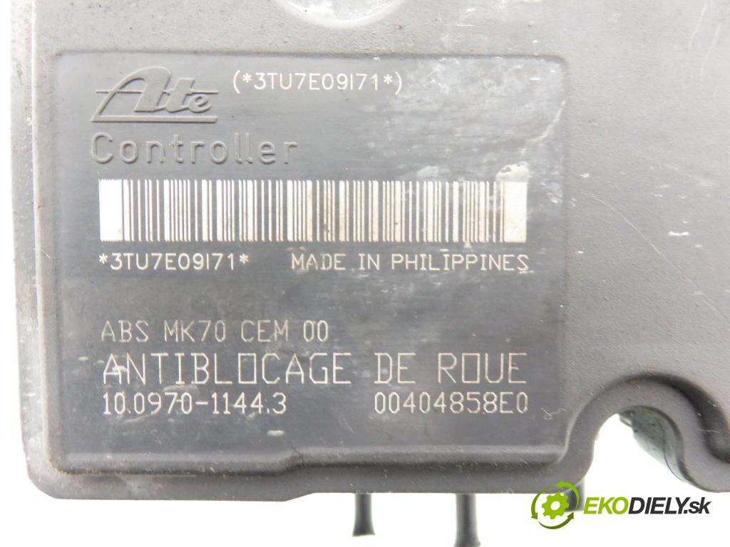 CITROEN C3 I (FC_) HB 2003 50,00 1.4 HDi 8V - 8HX 1398,00 Pumpa ABS 10097011443 ; 9662298480 ; 10020700924 (Pumpa ABS)