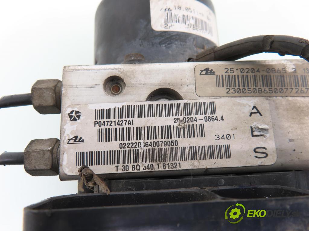 CHRYSLER VOYAGER IV (RG, RS) VAN 2003 105,00 2.5 CRD 143 - ENJ 2499,00 Pumpa ABS 04686702AC ; P04721427AI (Pumpa ABS)