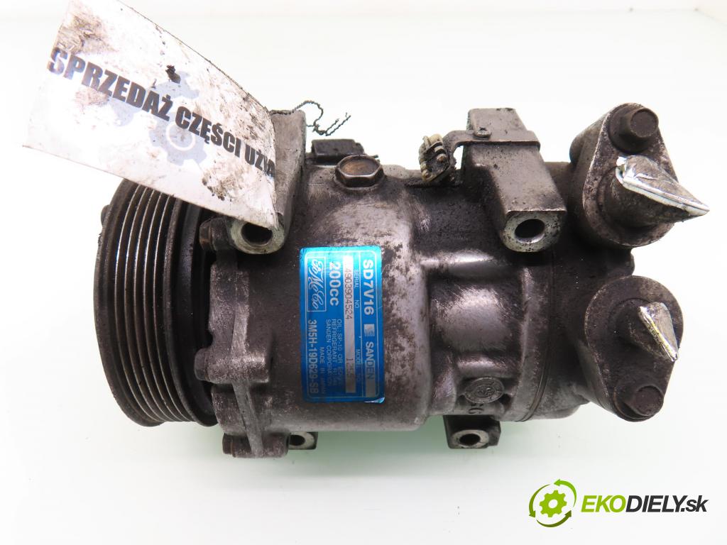 FORD FOCUS II (DA_, HCP) HB 2005 80,00 1.6 TDCi 109 - G8DA 1560,00 KOMPRESOR: klimatizácie 3M5H19D629SB ; 1255 (Kompresor klimatizácie)