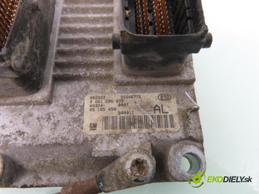 OPEL AGILA (A) (H00) HB 2000 55,00 1.2 16V - Z 12 XE 1199,00 Riadiaca jednotka Motor 0261206075 ; 09185450