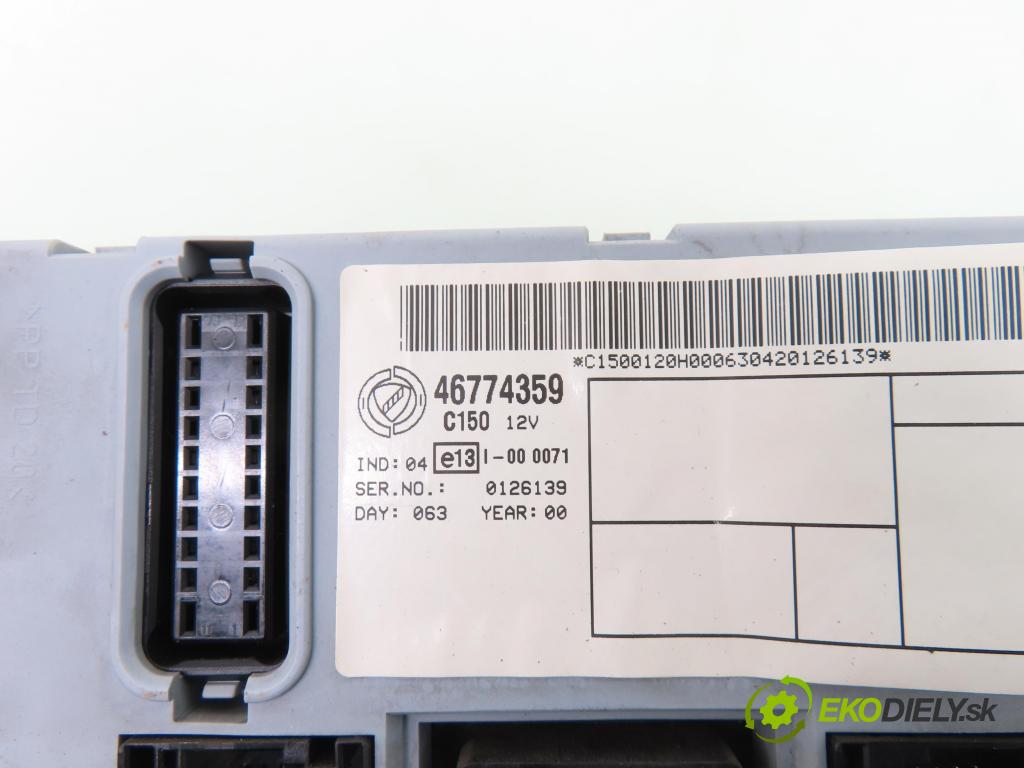 FIAT PUNTO (188_) HB 2000 44,00 1.2 60 - 188 A4.000 1242,00 MODUL BSI 46774359
