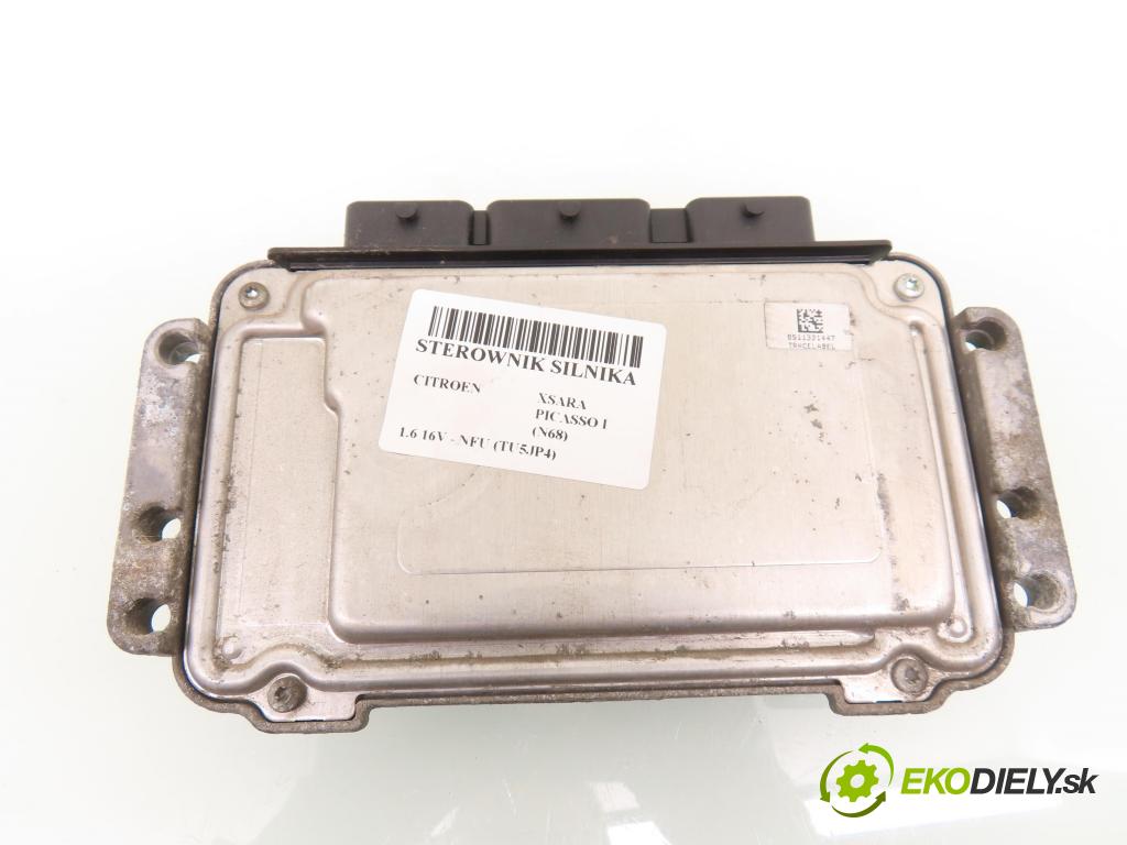 CITROEN XSARA PICASSO (N68) MINIVAN 2006 80,00 1.6 16V - NFU (TU5JP4) 1587,00 Riadiaca jednotka Motor 0261208908 ; 9662467480