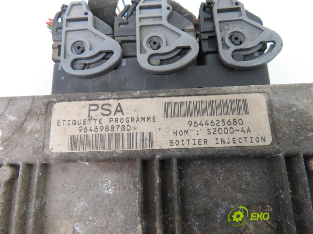 PEUGEOT 206 liftback (2A/C) HB 2003 55,00 1.4 75 - KFW 1360,00 Riadiaca jednotka Motor 9646988780