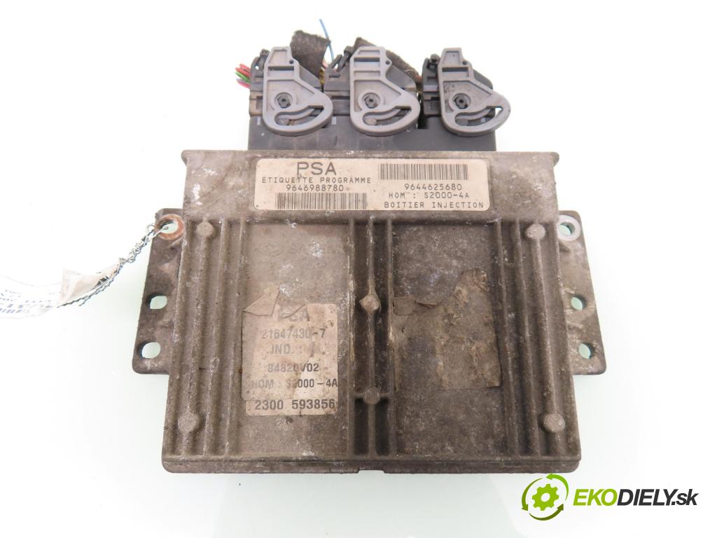 PEUGEOT 206 liftback (2A/C) HB 2003 55,00 1.4 75 - KFW 1360,00 Riadiaca jednotka Motor 9646988780