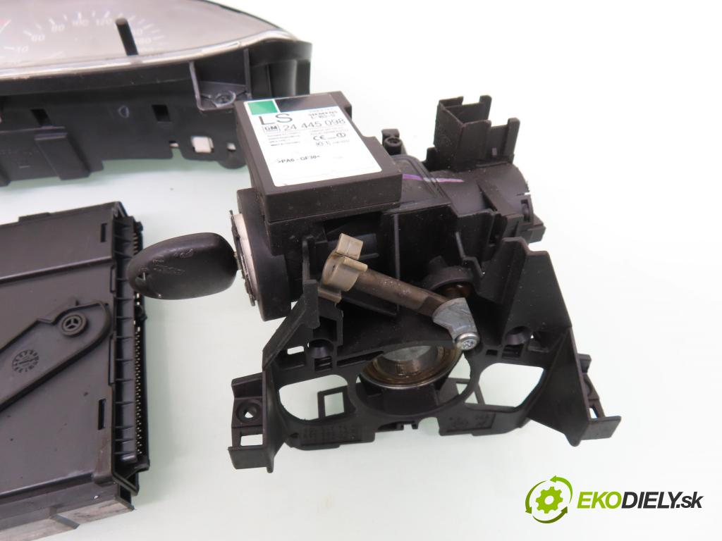 OPEL CORSA C (X01) HB 2003 55,00 1.2 16V 75 - Z 12 XE 1199,00 spinačka / imobilizéra IMMO / Riadiaca jednotka 0261207962 ; 55350552 ; 90589313