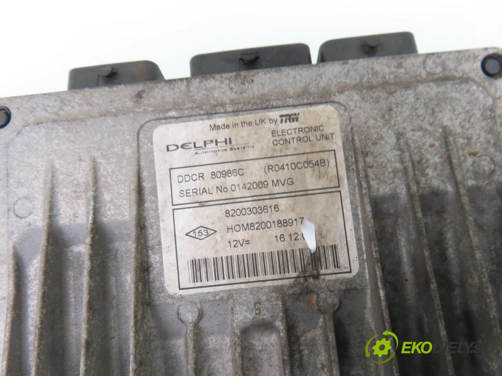 RENAULT THALIA I (LB0/1/2_) SEDAN 2003 48,00 1.5 dCi 65 - K9K 700 1461,00 Riadiaca jednotka Motor 8200303616 ; HOM8200188917