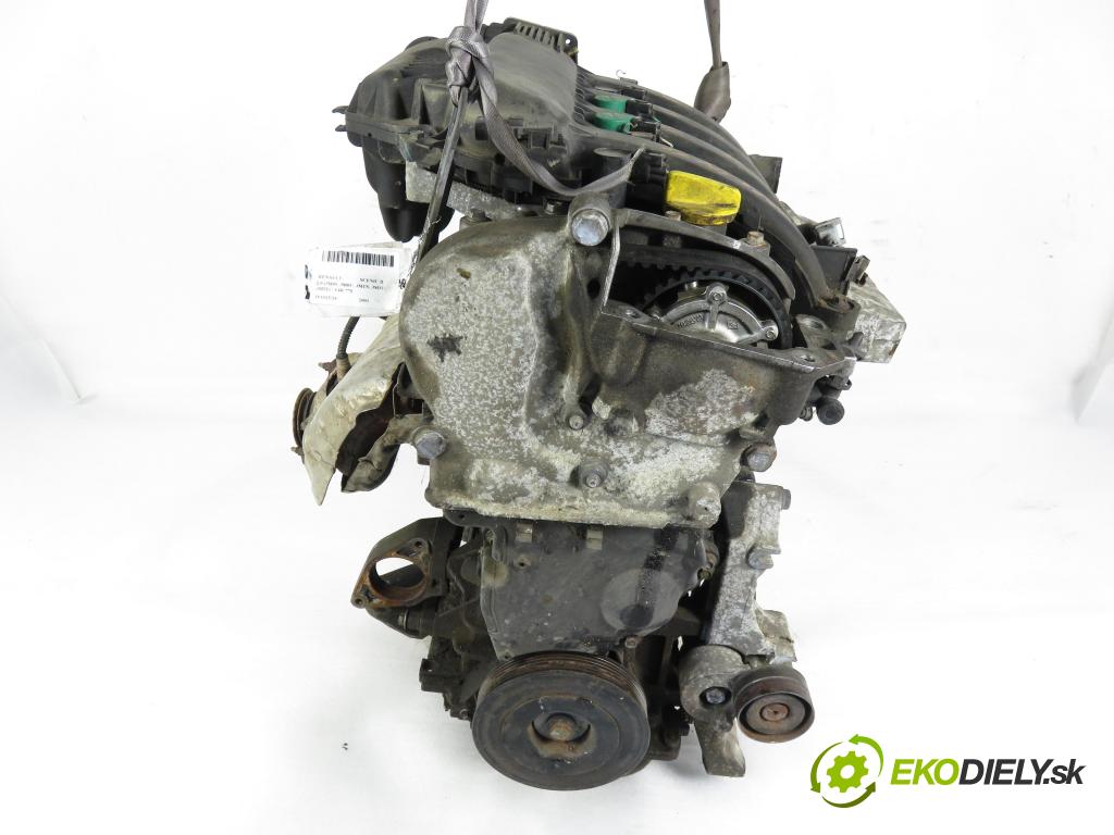 RENAULT SCENIC II (JM0/1_) MINIVAN 2003 99,00 2.0 135 - F4R 770 1998,00 Motor benz. F4R770
