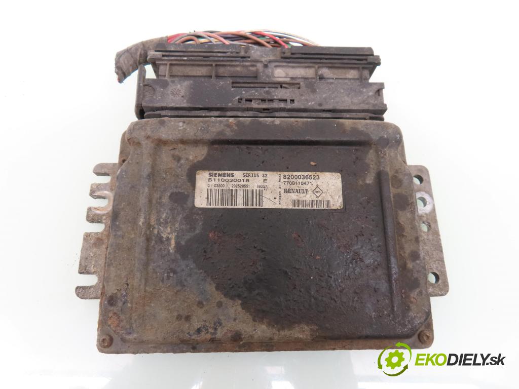RENAULT MEGANE I (BA0/1_) KOMBI 1999 55,00 1.4 e (BA0E, BA0V) - E7J 764 1390,00 Riadiaca jednotka Motor S110030018E ; 8200036523