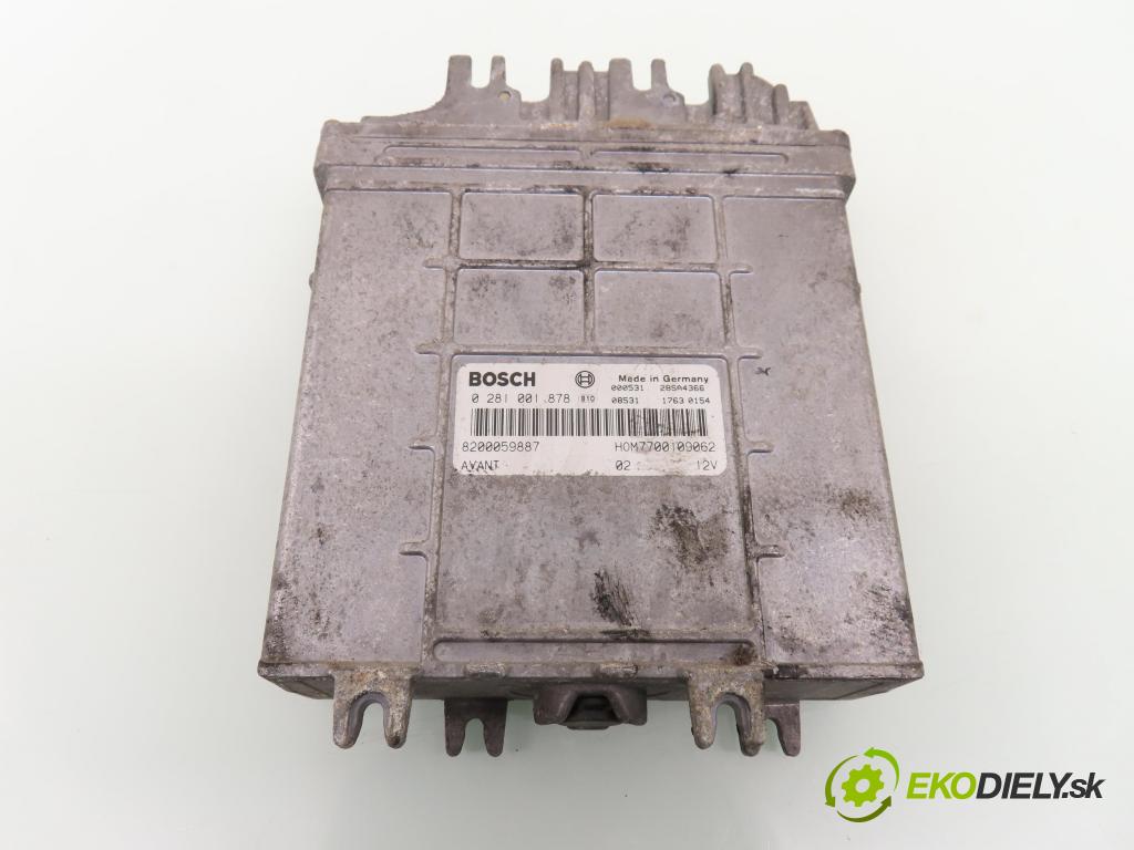 RENAULT KANGOO (KC0/1_) KOMBIVAN 2000 59,00 1.9 dTi (KC0U) - F9Q 780 1870,00 Riadiaca jednotka Motor 0281001878 ; 8200059887