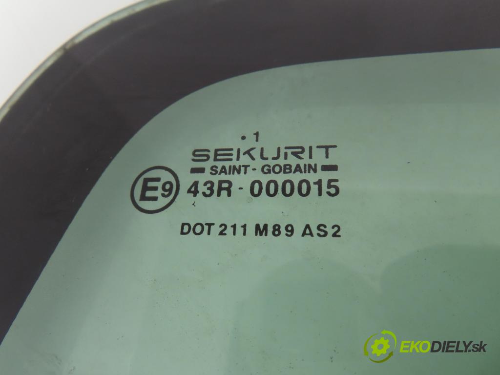 PEUGEOT PARTNER Skrzynia (5_, G_) FURGON 2000 51,00 1.9 D - WJY (DW8B) 1868,00 okno BRÁNKY levá strana