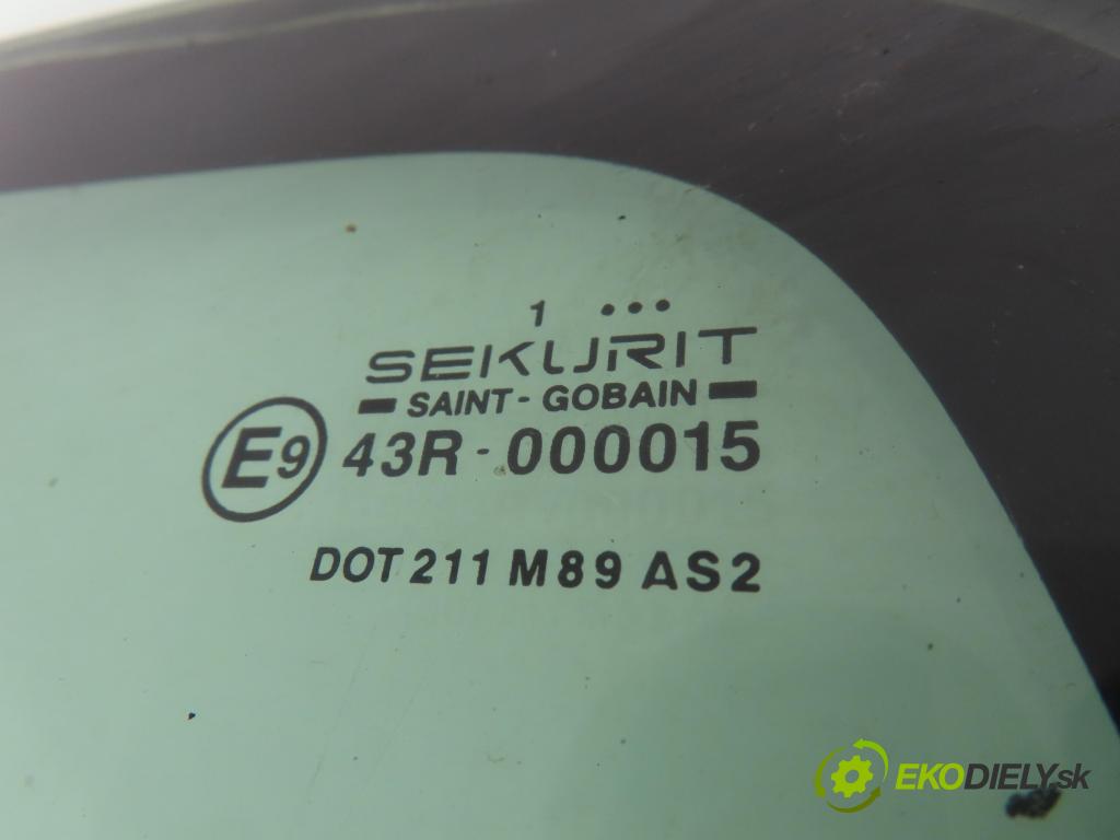 PEUGEOT PARTNER Skrzynia (5_, G_) FURGON 2000 51,00 1.9 D - WJY (DW8B) 1868,00 okno BRÁNKY pravá