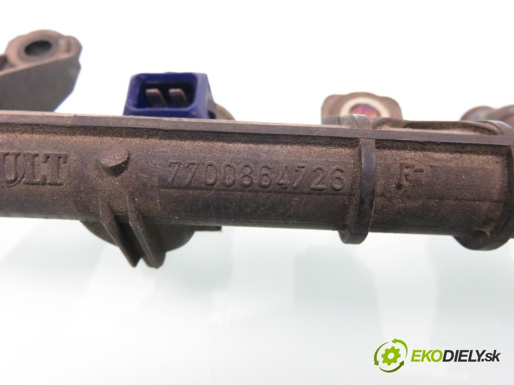 RENAULT MEGANE Scenic (JA0/1_) MINIVAN 1997 66,00 1.6 e (JA0F) - K7M 702 1598,00 Lišta vstrekovacia 7700864726 ; 866313 ; 0280160560 (Vstrekovacia lišta)