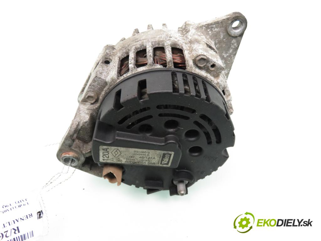 RENAULT SCENIC I (JA0/1_) MINIVAN 2001 75,00 1.9 dCi 102 - F9Q 732 1870,00 Alternátor 8200054588 ; SG10B019 (Alternátor)