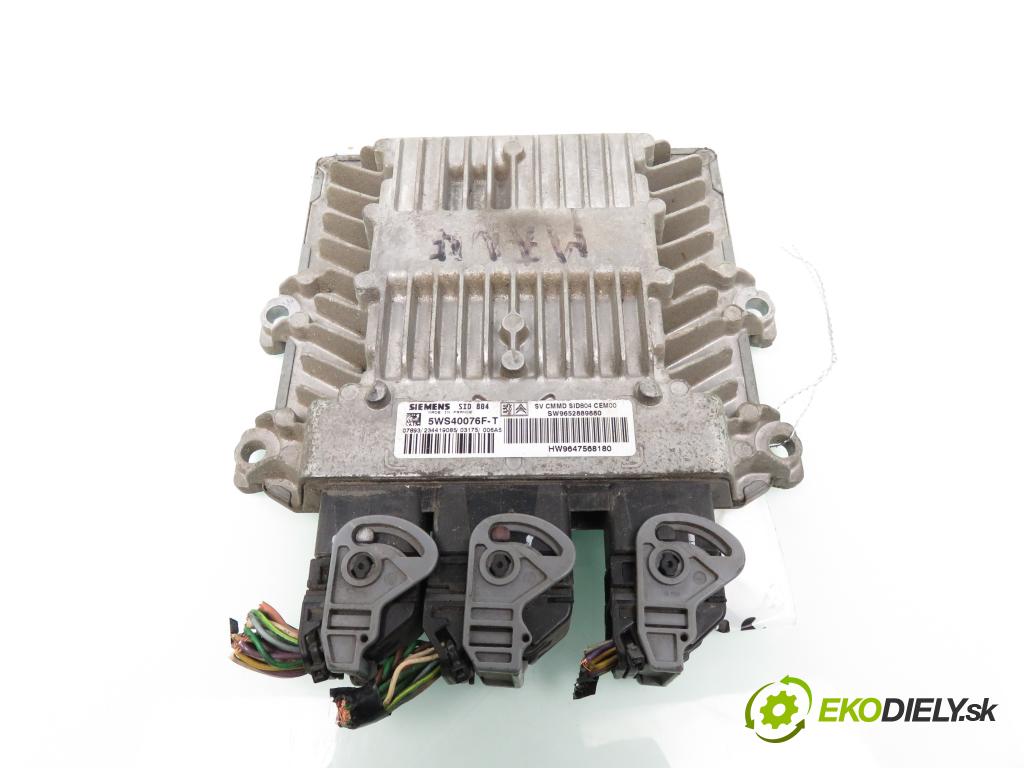 CITROEN C3 I (FC_) HB 2003 50,00 1.4 HDi 8V - 8HX 1398,00 Riadiaca jednotka Motor 5WS40076FT ; 9647568180