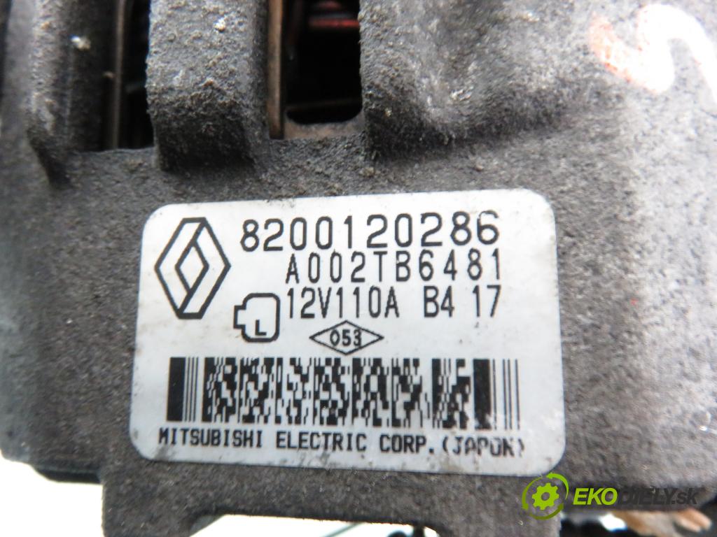RENAULT THALIA I (LB0/1/2_) SEDAN 2004 48,00 1.5 dCi 65 - K9K 700 1461,00 Alternátor 8200120286 ; A002TB6481 (Alternátor)