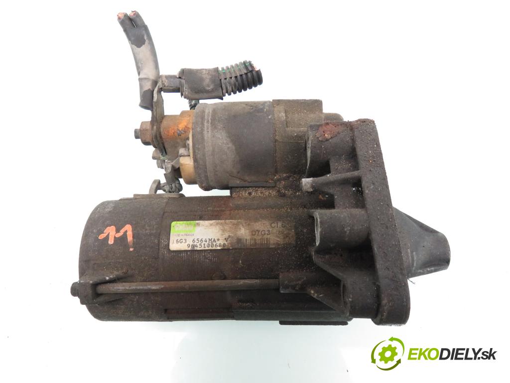 CITROEN C3 I (FC_) HB 2003 50,00 1.4 HDi 8V - 8HX 1398,00 Štartér 9645100680 ; D7G3 (Štartér)
