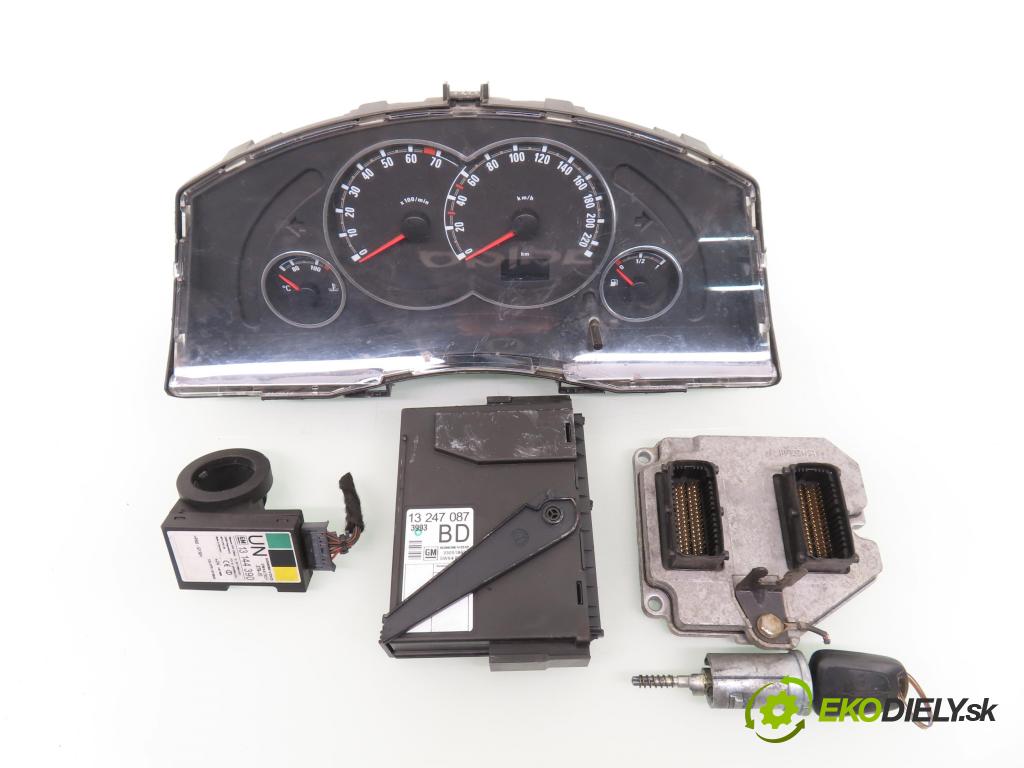 OPEL MERIVA A nadwozie wielkoprzestrzenne (MPV) (X03) HB 2009 92,00 1.8 - Z 18 XE 1796,00 spinačka / imobilizéra IMMO / Riadiaca jednotka 55355043 ; 5WK9380 ; 13201076BH