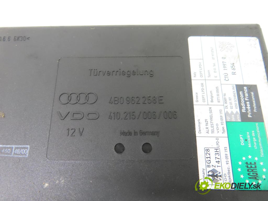 AUDI A6 Avant (4B5, C5) KOMBI 1999 142,00 2.8 - AMX 2771,00 MODUL komfortu 4B0962258E