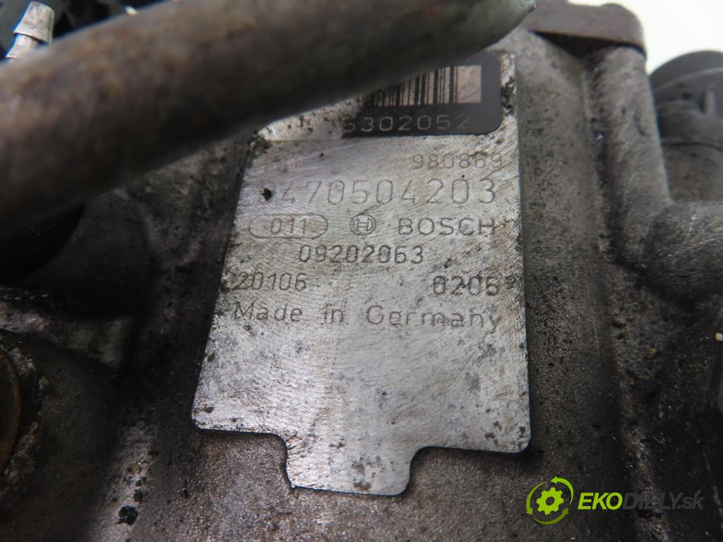 OPEL ZAFIRA A Nadwozie Wielkopojemne (MPV) (T98) MINIVAN 2004 74,00 2.0 DTI 16V 101 - Y 20 DTH 1995,00 Pumpa vstrekovacia 0470504203 ; 09202063 (Vstrekovacie čerpadlo)