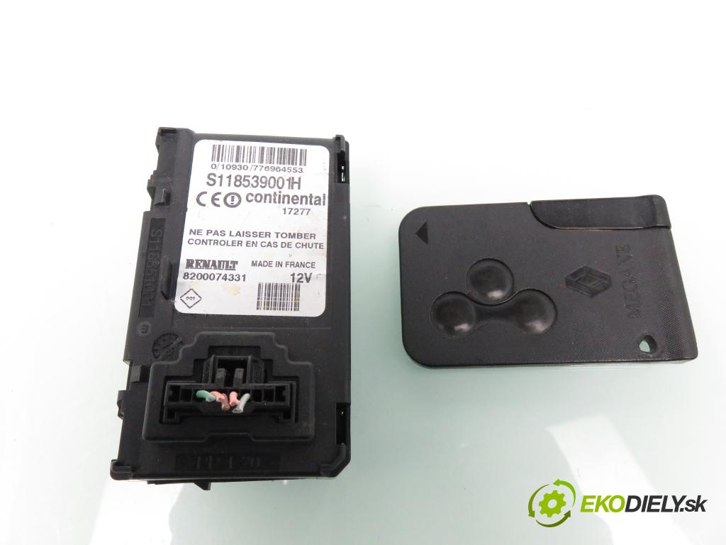 RENAULT MEGANE II (BM0/1_, CM0/1_) HB 2002 83,00 1.6 16V 113 - K4M 760 1598,00 spinačka / imobilizéra IMMO / Riadiaca jednotka 8200283924 ; 8200242405 ; 8200305575