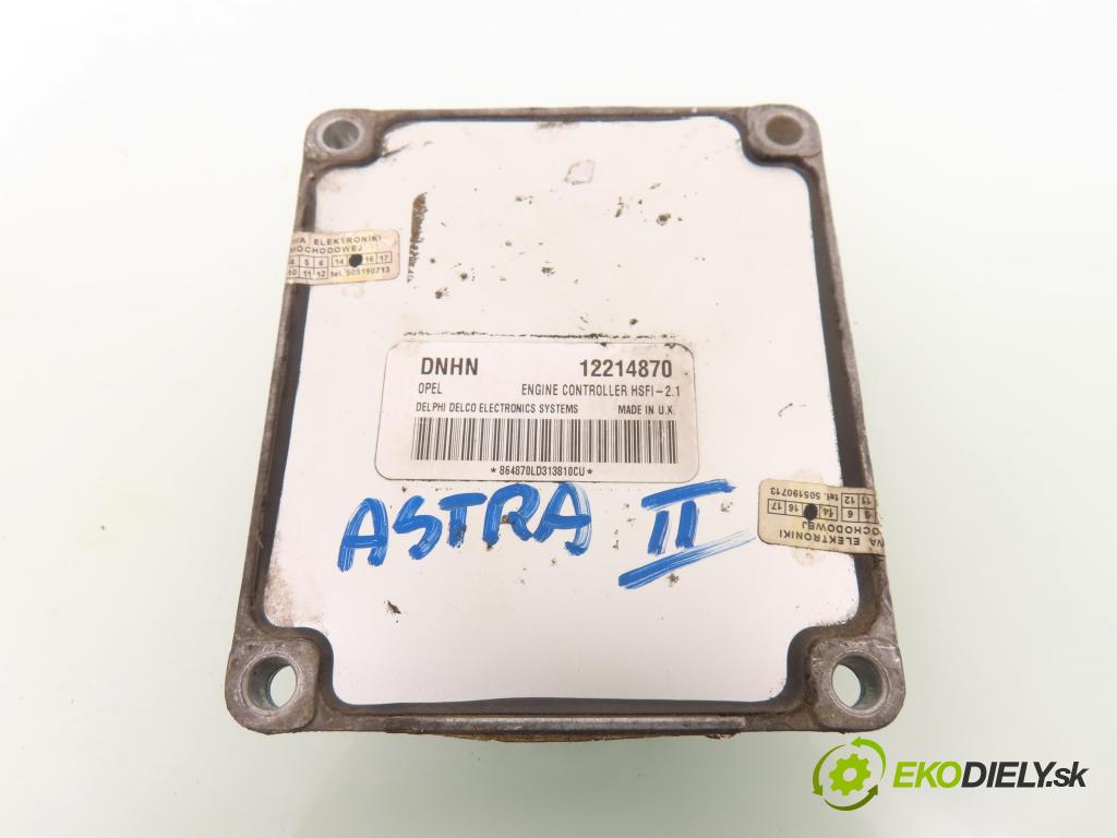 OPEL ASTRA G sedan (T98) SEDAN 2002 62,00 1.6 - Z 16 SE 1598,00 Riadiaca jednotka Motor 12214870