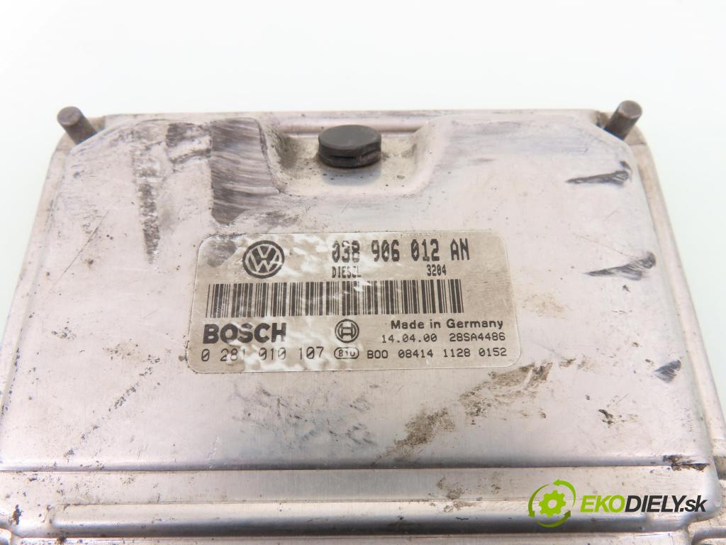 SKODA FABIA I (6Y2) HB 2000 47,00 1.9 SDI - ASY 1896,00 Riadiaca jednotka Motor 038906012AN ; 0281010107