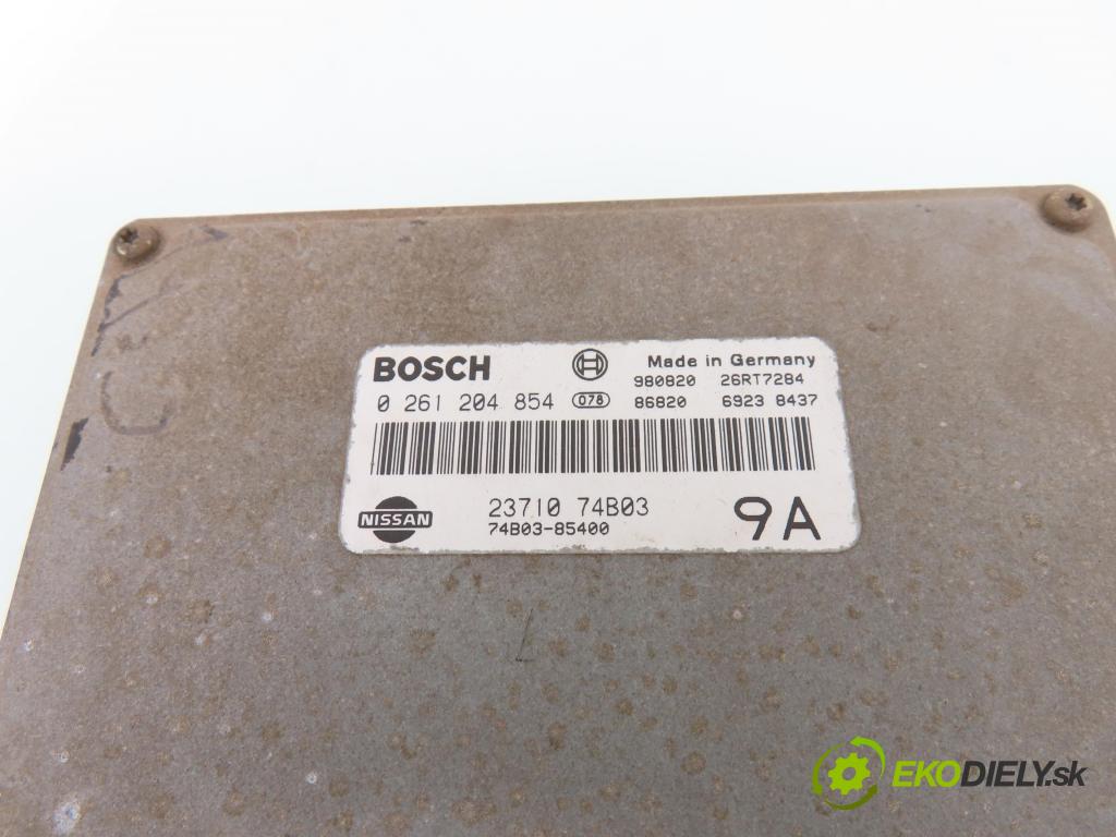 NISSAN MICRA II (K11) HB 1999 40,00 1.0 i 16V - CG10DE 998,00 Riadiaca jednotka Motor 0261204854 ; 2371074B03