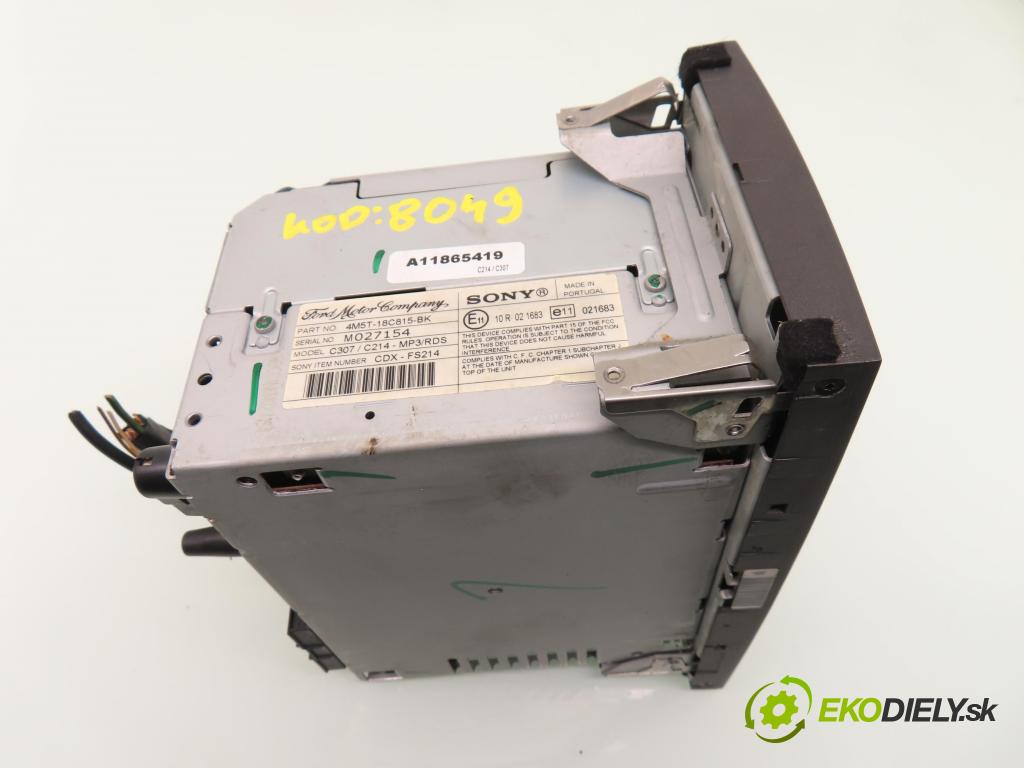 FORD FOCUS II (DA_, HCP) HB 2006 74,00 1.6 - HWDA 1596,00 RADIO CD 4M5T18C815BK