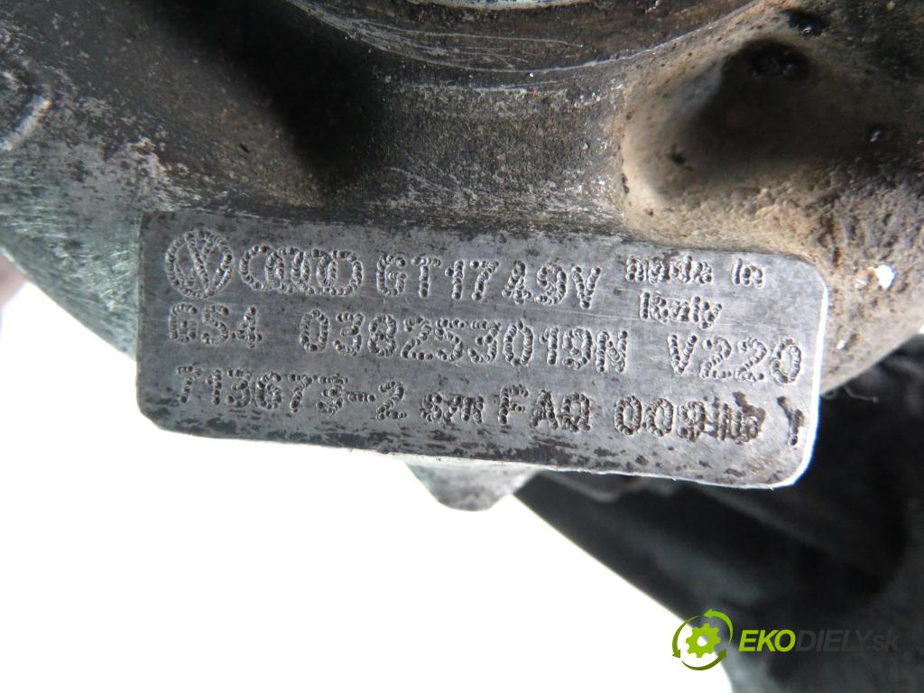 SEAT TOLEDO II (1M2) SEDAN 1999 81,00 1.9 TDI 110 - AHF 1896,00 RYCHLONABÍJEČKA: 038253019N (Turbodúchadla (kompletní))