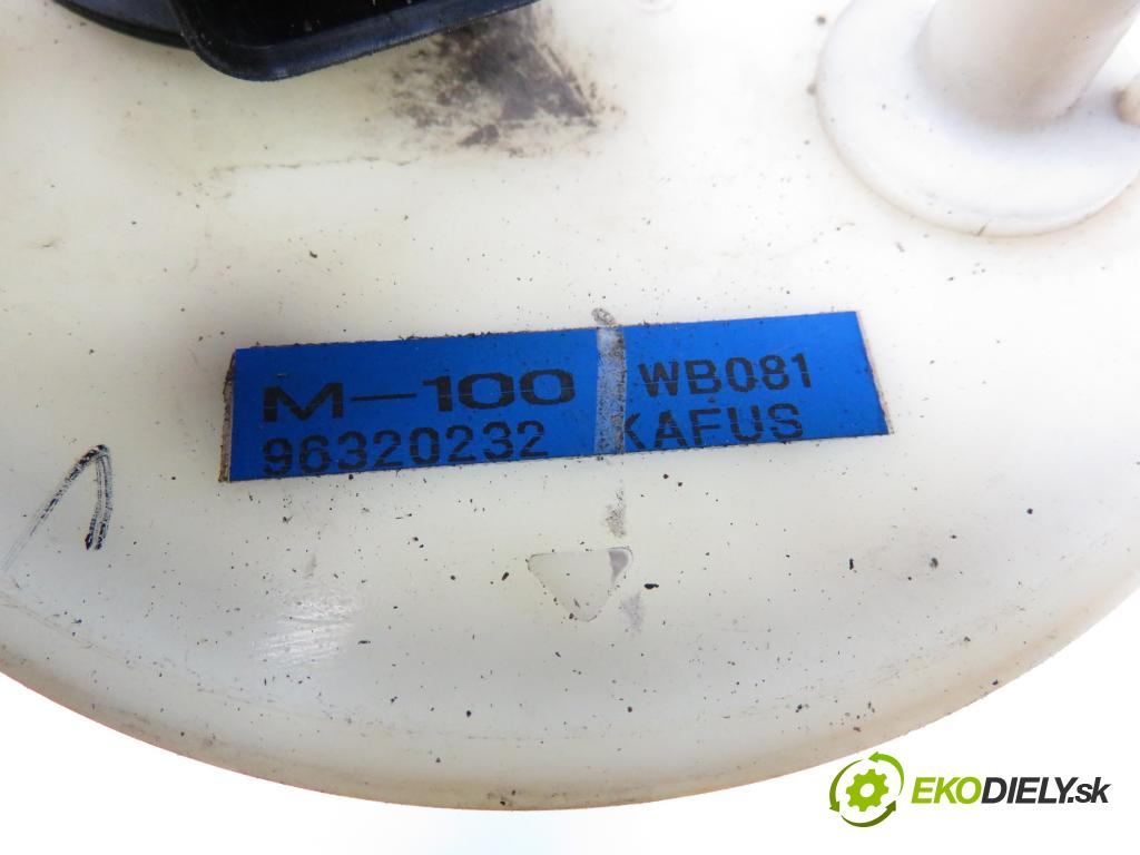 DAEWOO MATIZ (M100, M150) HB 2001 38,00 0.8 52 - F8CV 796,00 pumpa paliva 96320232