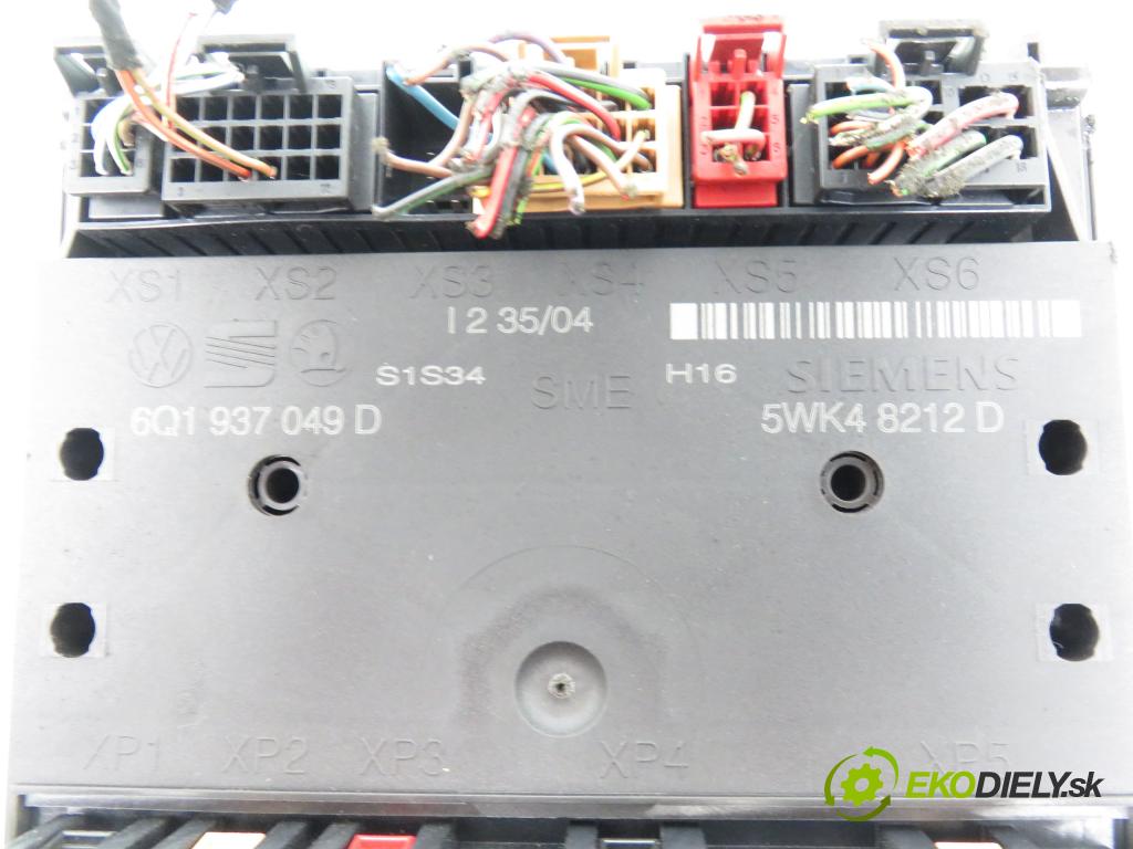 SKODA FABIA I SEDAN (6Y3) SEDAN 2004 47,00 1.2 - AZQ 1198,00 MODUL komfortu 6Q1937049D ; 5WK48212D