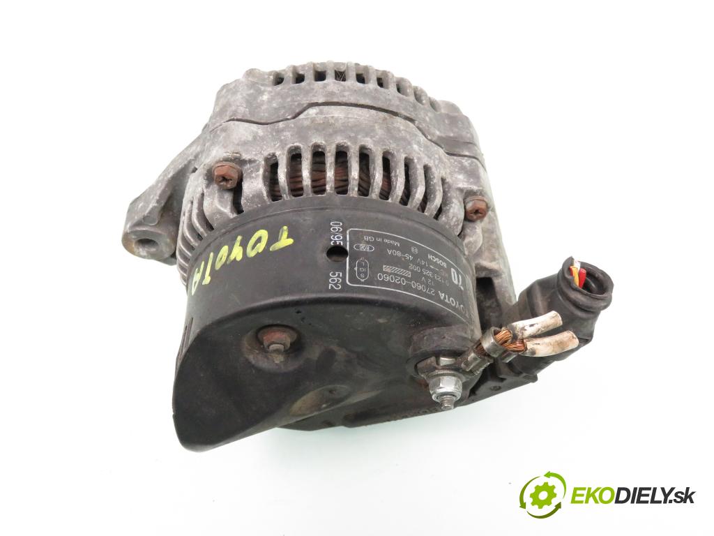 TOYOTA CARINA E sedan (_T19_) SEDAN 1996 79,00 1.6 (AT190) - 4A-FE 1587,00 Alternátor 0123325002 ; 2706002060 (Alternátor)