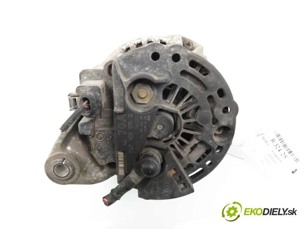 SKODA FABIA I SEDAN (6Y3) SEDAN 2004 47,00 1.2 - AZQ 1198,00 Alternátor 047903015Q ; 0124315014 (Alternátor)