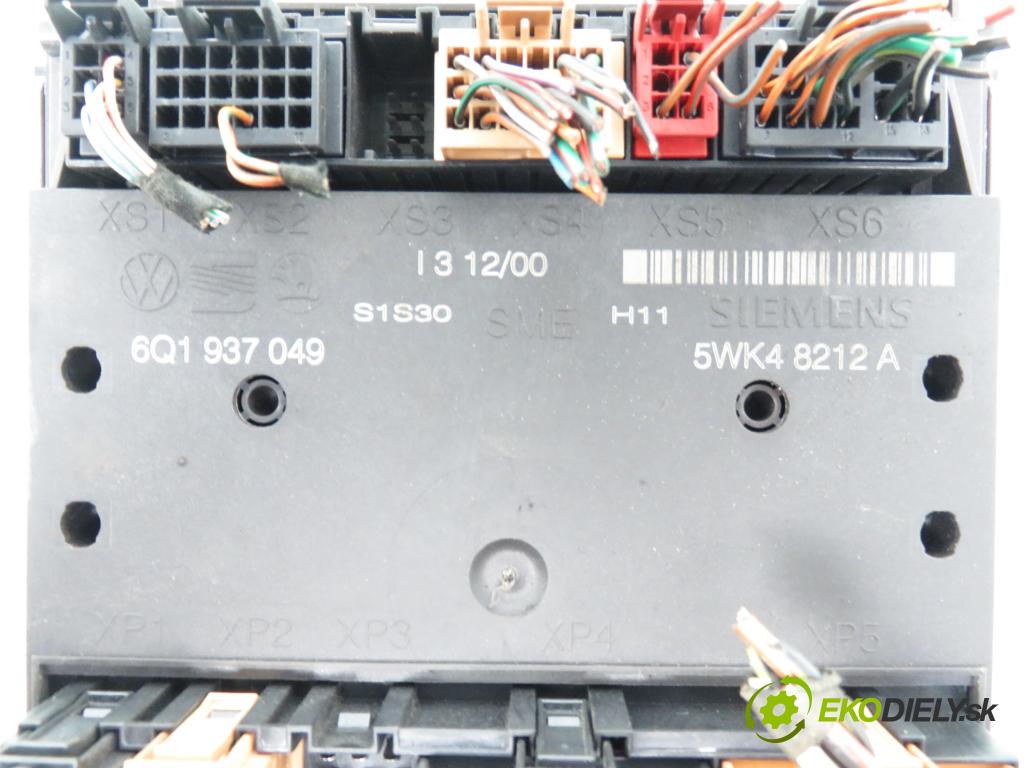 SKODA FABIA I (6Y2) HB 2000 47,00 1.9 SDI - ASY 1896,00 MODUL komfortu 6Q1937049 ; 5WK48212A