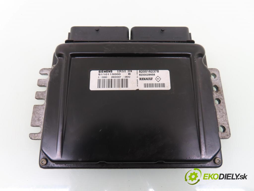 RENAULT CLIO II (BB_, CB_) HB 2001 43,00 1.2 8V 58 1149,00 Riadiaca jednotka Motor S110115000B ; 8200162378
