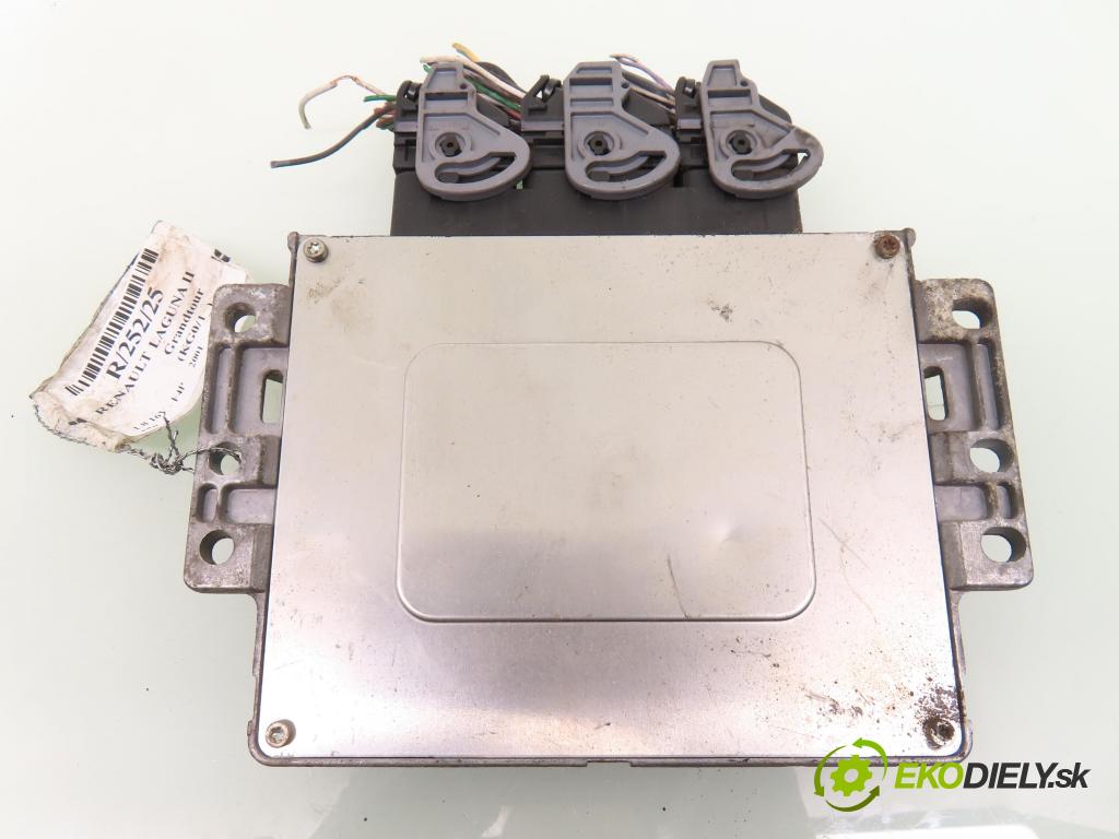 RENAULT LAGUNA II Grandtour (KG0/1_) KOMBI 2001 89,00 1.8 16V - F4P 770 1783,00 Riadiaca jednotka Motor 8200164728 ; 8200153837