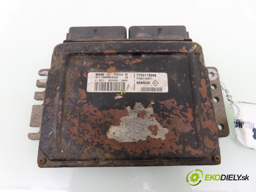 RENAULT MEGANE I (BA0/1_) HB 1999 55,00 1.4 e (BA0E, BA0V) - E7J 626 1390,00 Riadiaca jednotka Motor S110030302D ; 7700115096