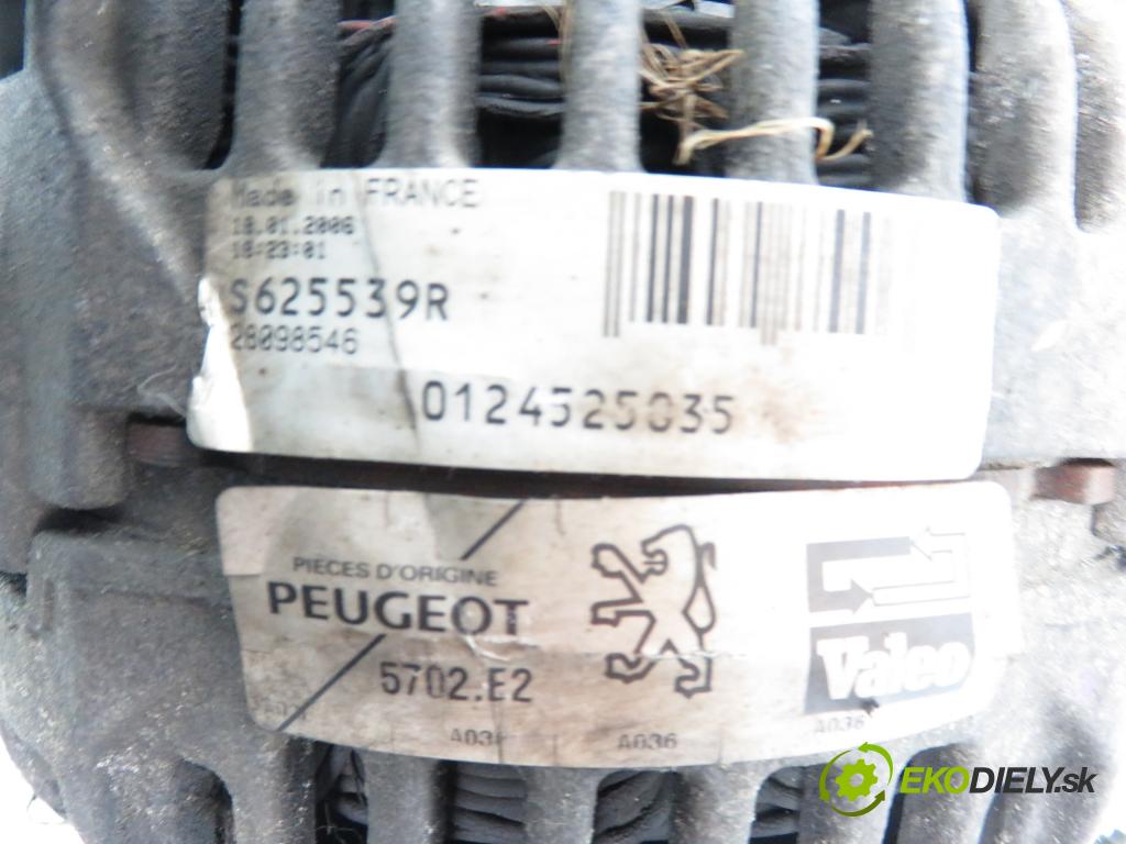 PEUGEOT 307 (3A/C) HB 2003 66,00 2.0 HDi 90 - RHY (DW10TD) 1997,00 Alternátor 0124525035 ; S625539R (Alternátor)