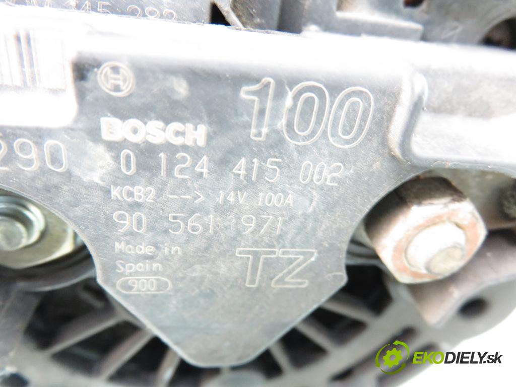 OPEL ASTRA G liftback (T98) HB 2003 74,00 1.6 16V - C 16 SEL 1598,00 Alternátor 0124415002 ; 90561971 (Alternátor)