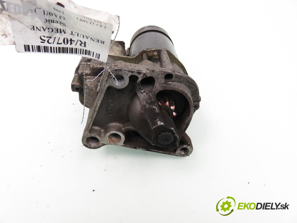 RENAULT MEGANE Scenic (JA0/1_) MINIVAN 1998 66,00 1.6 e (JA0F) - K7M 703 1598,00 Štartér  (Štartér)